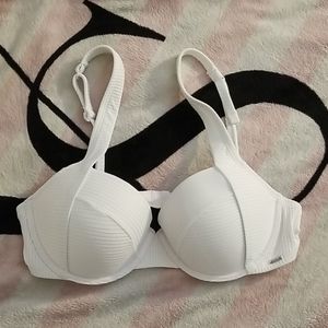 Victoria's Secret Pink Ribbed Underwire Bikini Top